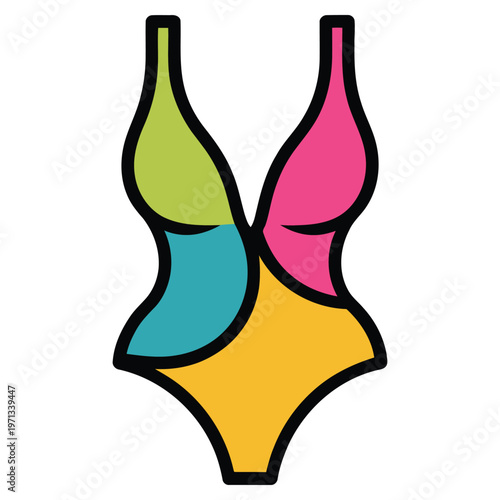 minimal bold sexy swimwear logo for bran