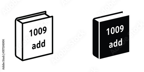 Two contrasting book covers labeled with the same text and number 1009 add