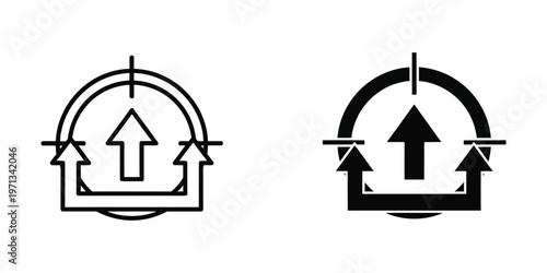 Diagrams depicting different types of mechanical or fluid flow control symbols
