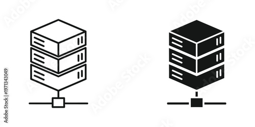 Comparison of traditional and modern server storage systems connected to network switches