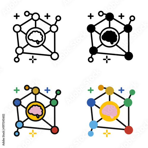 Knowledge Graph is a network visualization showing relationships between connected ideas, topics, and information nodes.