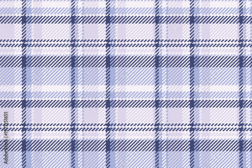 Indoor seamless check textile, naked fabric pattern vector. Apartment plaid texture tartan background in light and white colors.