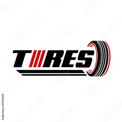 Automotive Tires and Service Logo Design Template