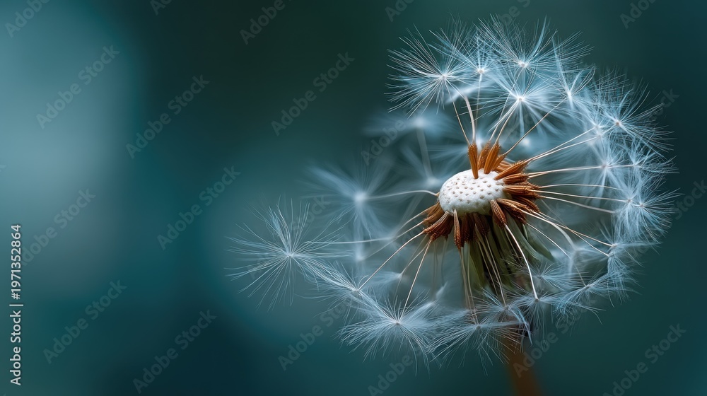 Fototapeta premium Close up of a dandelion flower head
