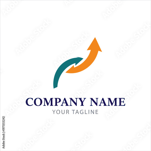 Dynamic Arrows Logo - A Symbol of Growth and Forward Movement.