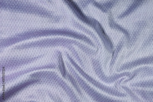Lavender purple athletic mesh fabric texture with soft draped folds