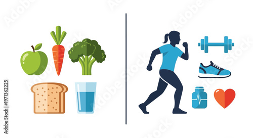 Woman Engaging in Fitness Activities.