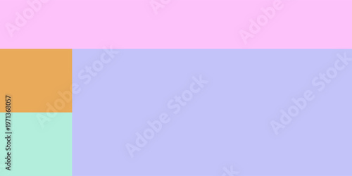 Texture background of fashion pastel colors. Pink, violet, orange and blue geometric pattern papers.
