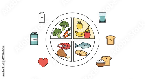 Healthy food diet nutrition meal plan.