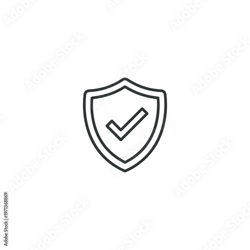 Shield with check mark icon.