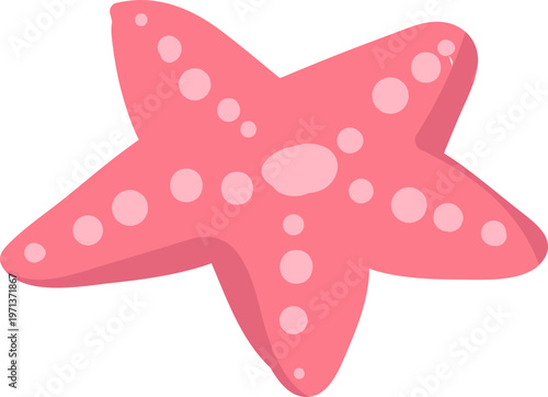 Pink Starfish Illustration