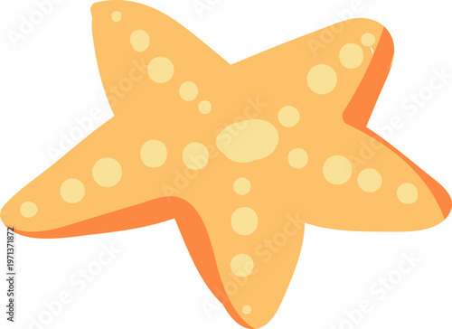 Cartoon Starfish Illustration
