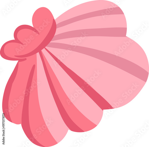 Pink Seashell Graphic