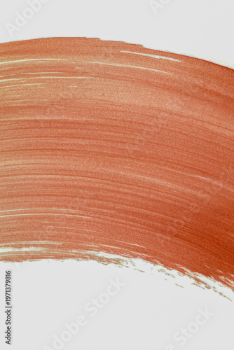 Close-up of individual brush strokes on a white surface, useful for creative projects or artistic illustrations