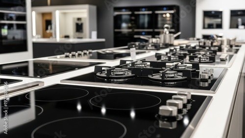 Modern Kitchen Appliance Display Showroom