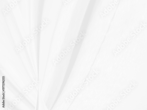 soft white fabric abstract curve multi lines shape decorative background. Beauty design gray textured