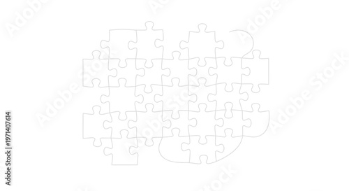 Jigsaw puzzle pieces coming together.