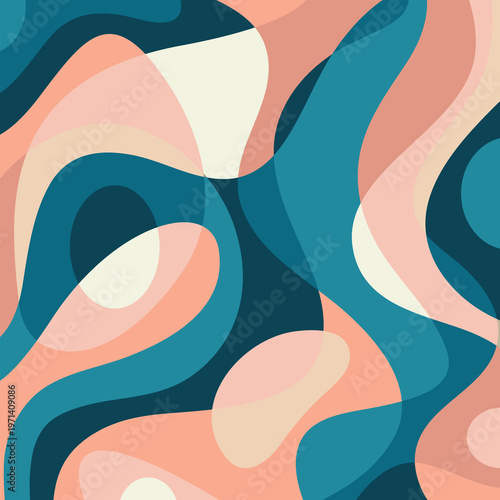 Simple hand drawn background. Colorful poster background.