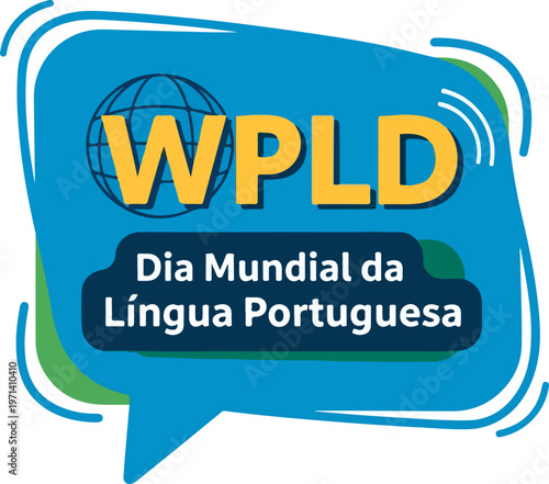 World Portuguese Language Day Logo Design.