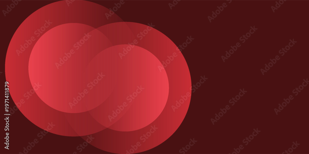 Obraz premium Red abstract background. Dynamic shapes composition modern background