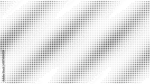 A black and white image with a lot of small dots