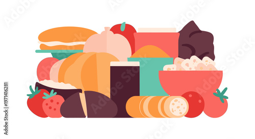 A vibrant illustration of a fresh tomato, perfect for use in recipes, health articles, or food blogs to convey freshness and vitality.