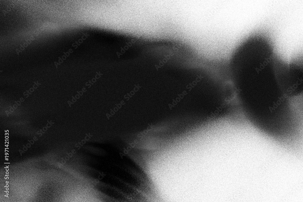 Obraz premium Heavy Vintage Film Grain Dust Overlay on Transparent Background Black and White Analog Noise Texture for Photo and Video Editing