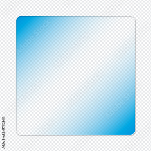 Karofenster Quadrat blau