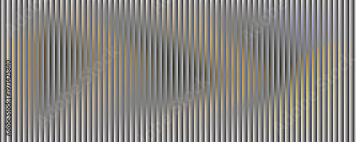 deep blue ribbed glass texture with wave lighting and soft vertical gradients on dark background, abstract futuristic design ideal for digital interfaces, branding, and tech visuals