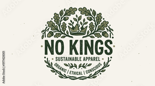 Minimalist Eco-Friendly Apparel Logo Design