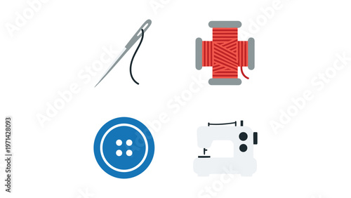 Essential sewing tools and accessories for garment creation