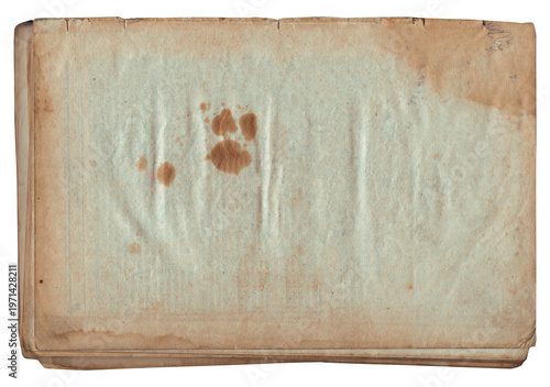 Vintage background of old ancient torn paper texture isolated