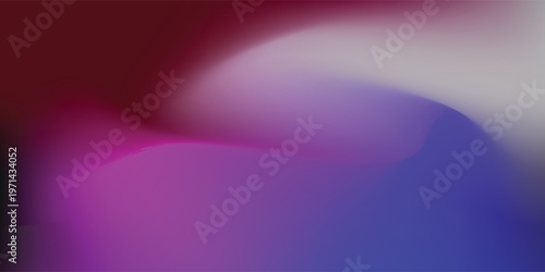 Abstract liquid gradient background with fluid waves of purple, blue, and deep red for modern design.