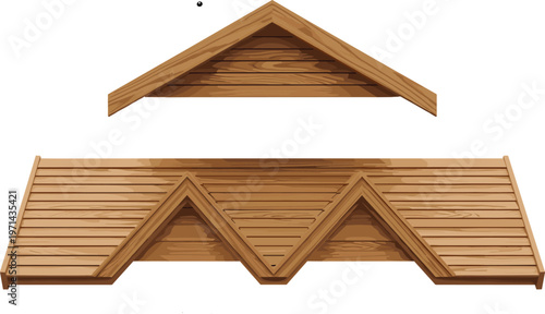 Set of Vibrant Colorful Birds Perching on a Tree Branch with Green Leaves in a Modern Flat DesignSet of Vibrant Colorful Birds Perching on a Tree Branch with Green Leaves in a Modern Flat Design