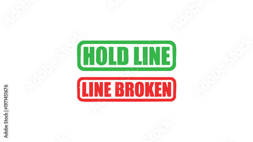 Clear indicators showing a connection is active and a connection has been lost.