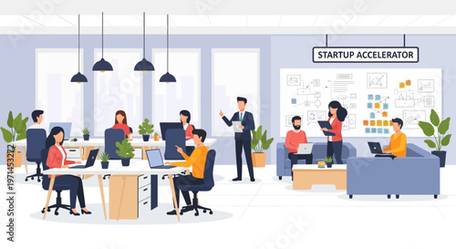 Startup Accelerator Office: Team Collaboration and Innovation