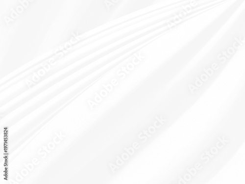 beautiful fashion textile Clean woven soft fabric abstract smooth curve shape decorative white background