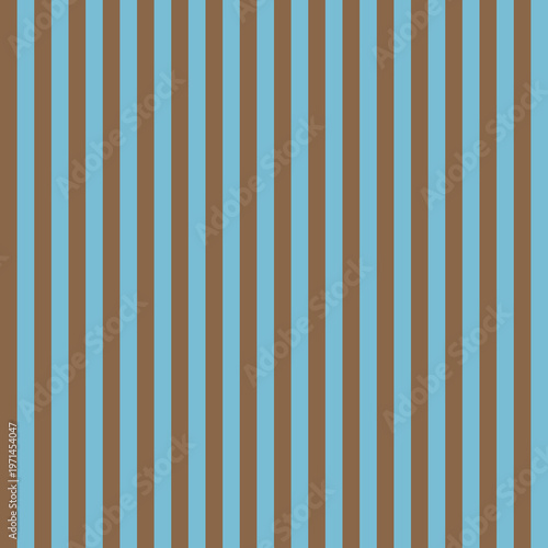 Brown and Dusty Blue Vertical Stripe Digital Paper, Seamless Retro Coastal Striped Background Pattern for Scrapbooking, Wrapping, Fabric and Printable Crafts

