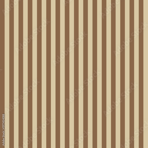 Warm Brown and Cream Vertical Stripe Digital Paper, Seamless Neutral Vintage Striped Background Pattern for Scrapbooking, Wrapping, Fabric and Printable Crafts