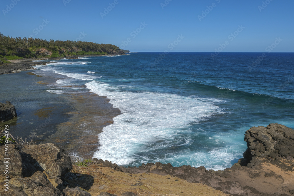 Fototapeta premium Gris Gris beach, Souillac, Mauritius