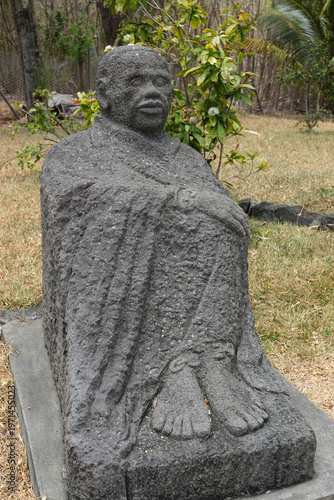 International slave route monument in Le Morne, Mauritius. Resistance