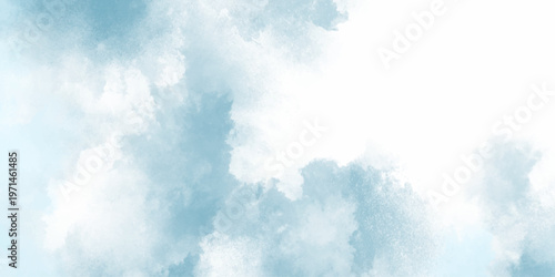 hand painted blue color and turquoise watercolor background. grunge paper texture, beautiful and colorful watercolor used for wallpaper, banners, design. vector texture background with bright color.