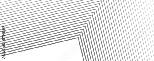 Slant line halftone gradation texture. Fading diagonal stripe gradient background. Black oblique pattern backdrop. Vanishing thin parallel line wallpaper for overlay