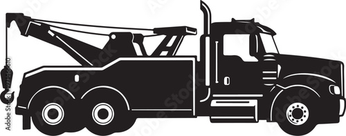 Tow truck, vehicle recovery truck, heavy duty transport, industrial flatbed