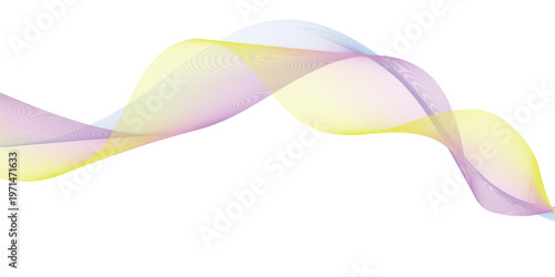 Abstract colorful vector background featuring a wave pattern with blue and pink light lines and curved shapes for a modern business wallpaper illustration
