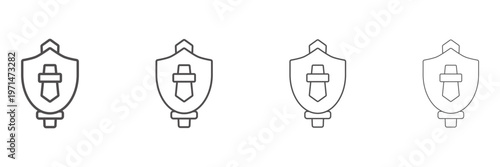 Defense collection of icon styles