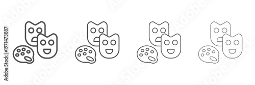 Culture collection of icon styles