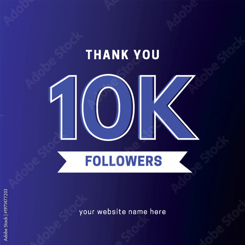 Dark Purple 10K Followers Thank You Instagram Post