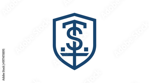 Elegant Corporate Logo on White Background