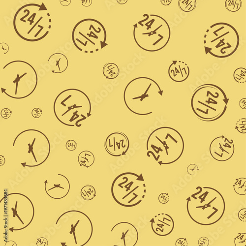 Hour artful useful trendy stylish design vector Illustration handsome colorful background